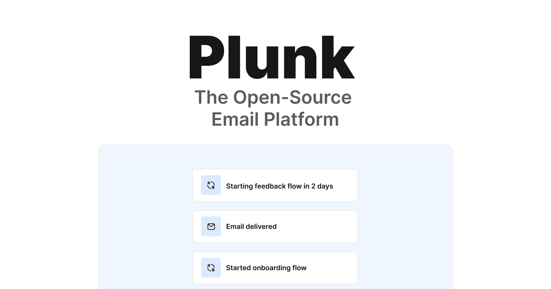 Plunk - Product Image